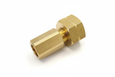 Messingfitting fritlagt - vandret