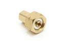 Messingfitting fritlagt - indvendig gevind