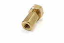 Messingfitting fritlagt