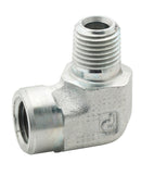 Nippel/muffe, 90 grader, 1/4" x 18 NPT - 1/4" x 18 NPT