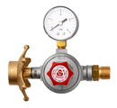 Mellemtryksregulator med stjerneomløber m/manometer